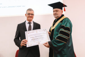 Verleihung der Ehrendoktorwürde der Grigore T. Papa Universität für Medizin und Pharmazie, Iasi, Rumänien im Mai 2023 an Professor Paulsen